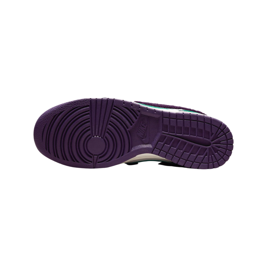 Nike Dunk Low Chenille Swoosh Grand Purple White