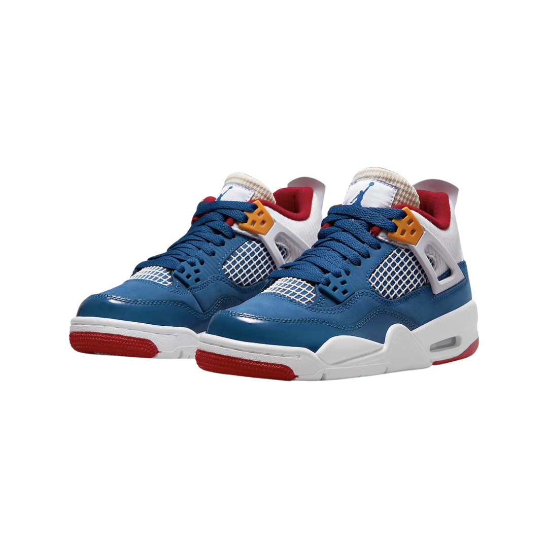 Jordan 4s sales red and blue