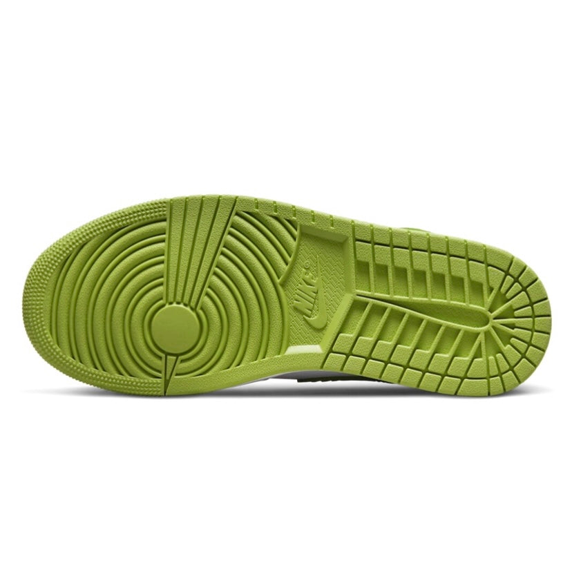 Women's Air Jordan 1 Mid White Vivid Green White