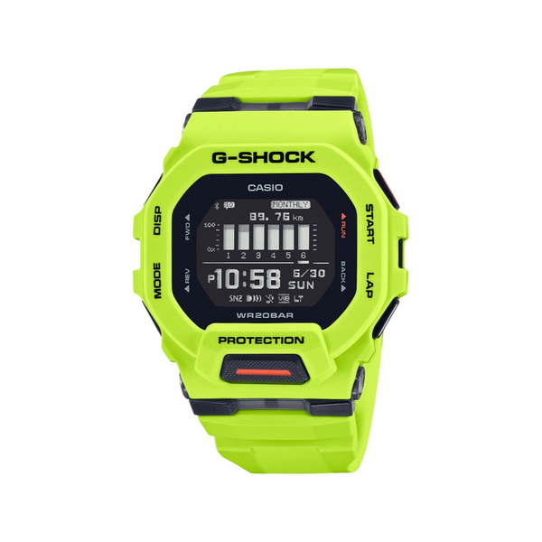 G-Shock G-Squad GBD200-9D Neon Yellow Sports Watch
