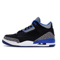 Air Jordan 3 Retro Black 'Sport Blue' Black Sport Blue Wolf Grey 136064-007