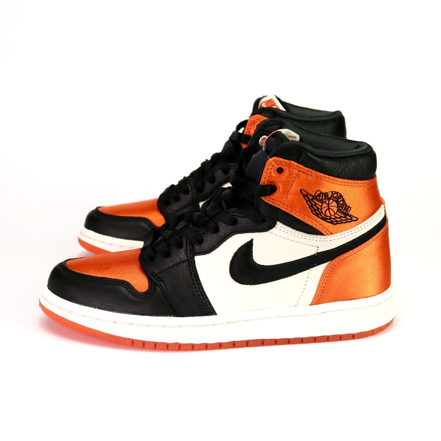 Women's Air Jordan 1 Retro SBB Satin Black Starfish Sail White