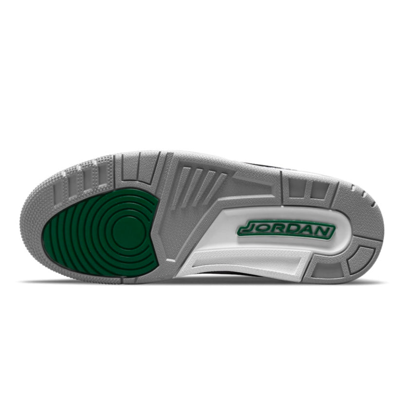 Air Jordan 3 Retro Black Pine Green Silver White