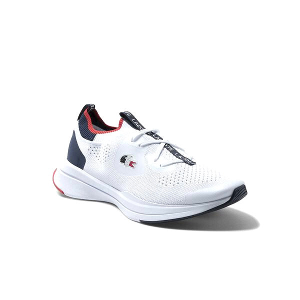 Womens Run Spin Knit White Navy Red