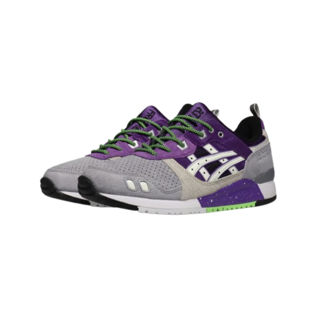 Asics Gel Lyte III OG x Atmos x Sneakerfreaker "Alley Cats" Sheet Rock Gentry Purple