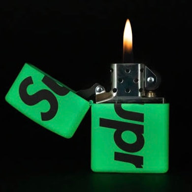 Supreme Glow In The Dark Zippo White