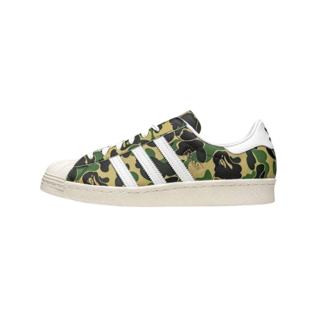 adidas x Bape Superstar 80's Green Camo Multi GZ8981