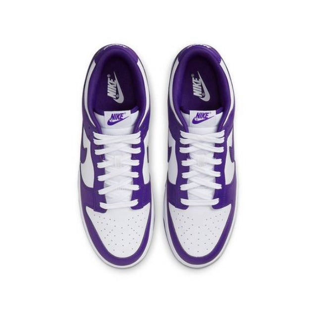 Dunk Low White Court Purple