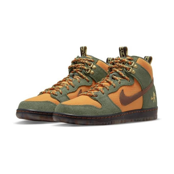 Nike SB Dunk High Pass~Port Work Boots Passport Army Green/Brown/Black