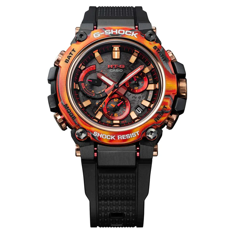 G-Shock MTGB3000FR-1A Flare Red Limited Edition Stainless steel Resin Boxset