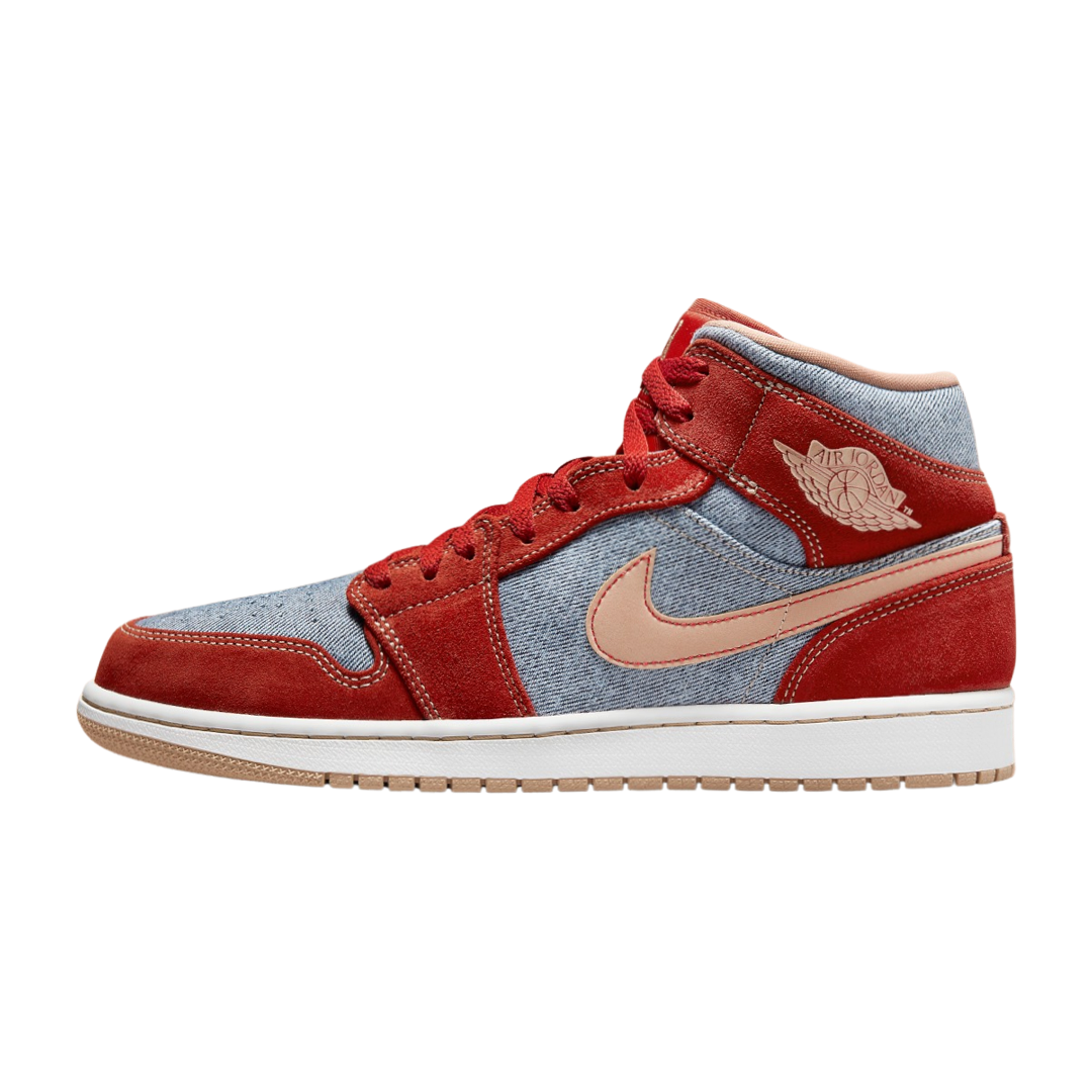 Air Jordan 1 Mid SE Denim Red