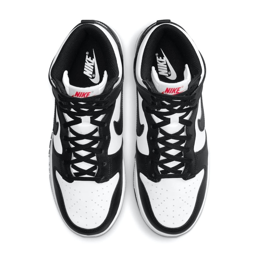 Women's Nike Dunk High Panda 2021 White Black University Red