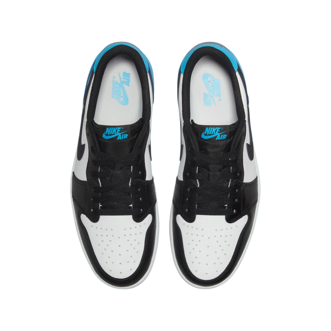 Air Jordan 1 Low OG White Dark Powder Blue Black CZ0790-104