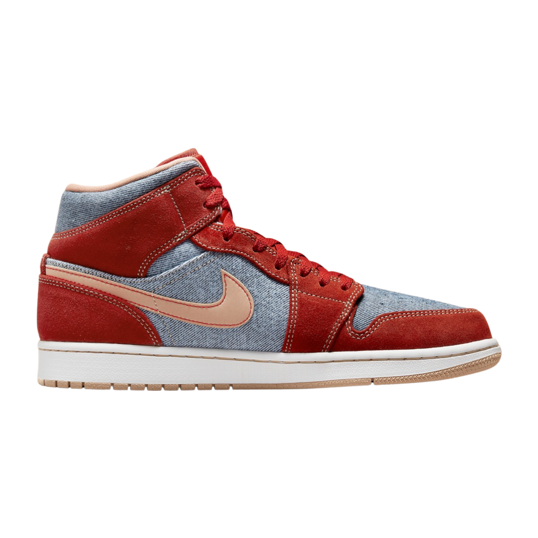 Air Jordan 1 Mid SE Denim Red