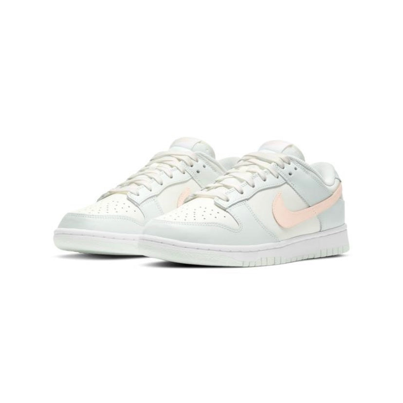 Women's Dunk Low Sail Crimson Tint Barely Green By Nike
