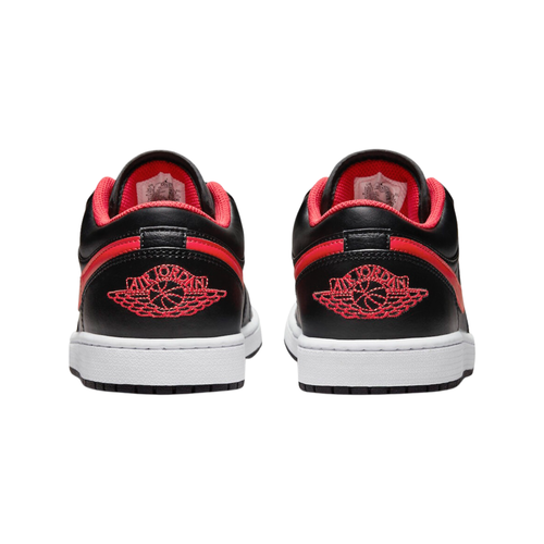 Air Jordan 1 Low White Toe Black Fire Red White