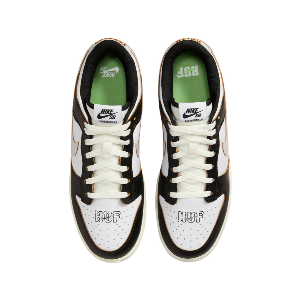 Nike SB Dunk Low HUF San Francisco Black White Orange