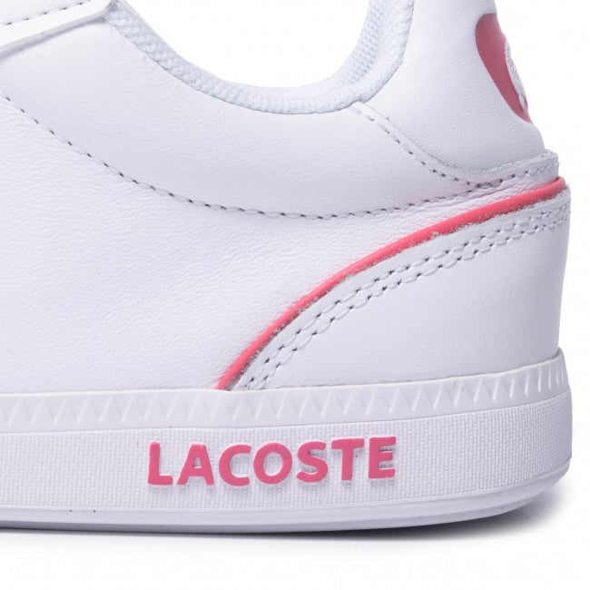 Women's Graduate 0121 White Pink by Lacoste