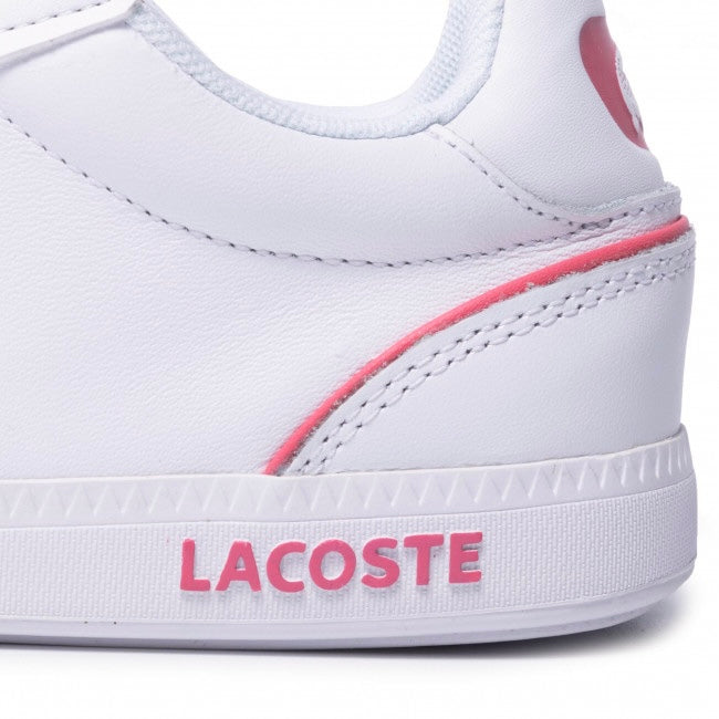 Women's Graduate 0121 White Pink by Lacoste