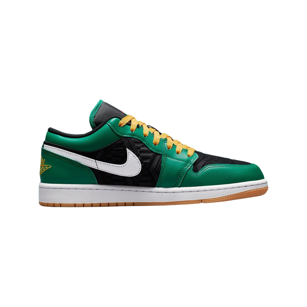 Air Jordan 1 Low SE Holiday Special Christmas Malachite Black Taxi Fire Red