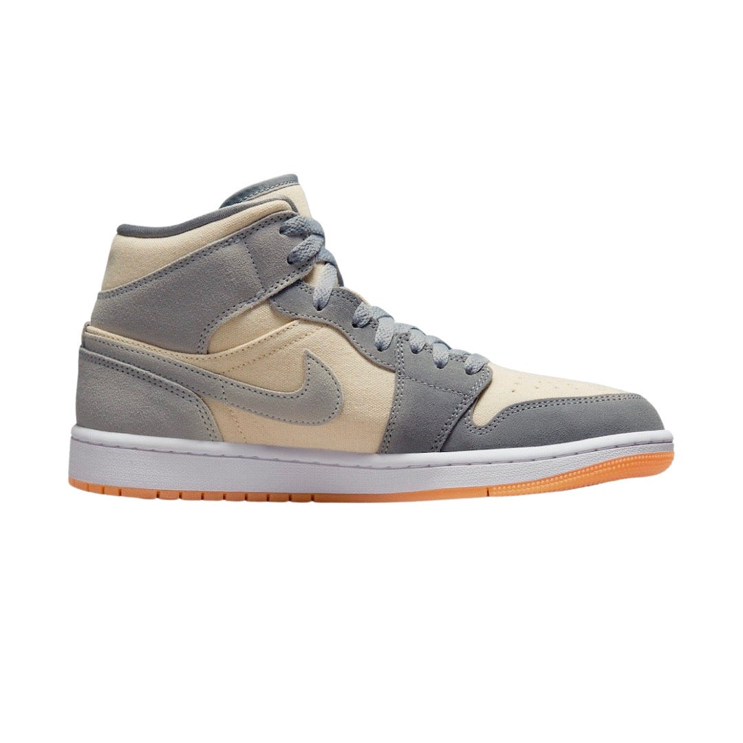 Air Jordan 1 Mid Coconut Milk Suede