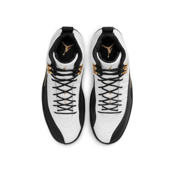Air Jordan 12 Retro Royalty White Black Metallic Gold – SoleMate Sneakers
