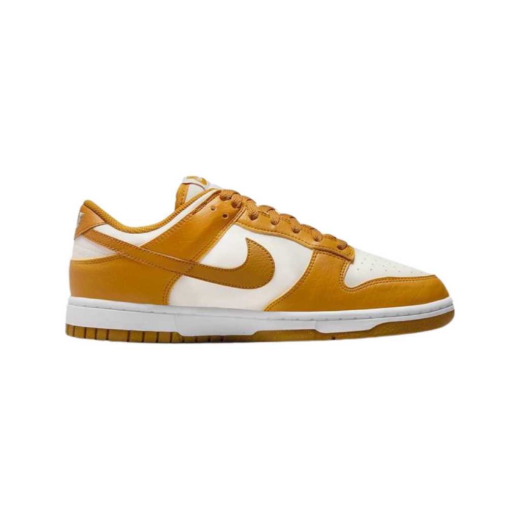 Women's Nike Dunk Low Next Nature Phantom Gold Suede White Volt