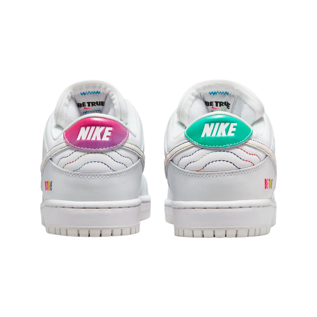 Nike Dunk Low Be True White Summit Rainbow