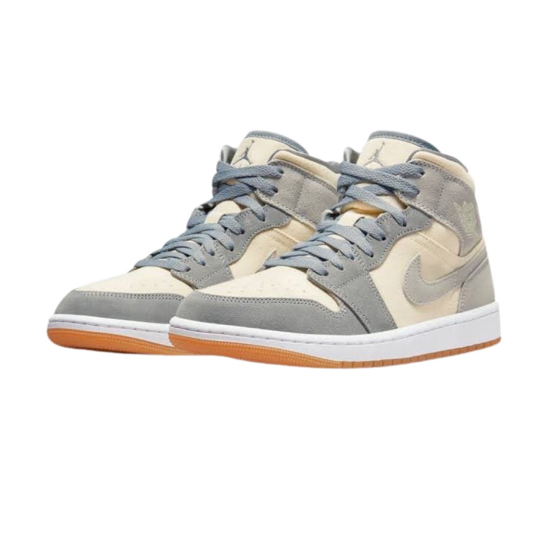 Air Jordan 1 Mid Coconut Milk Suede