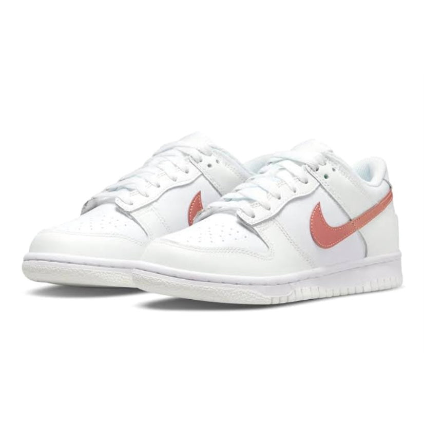Dunk Low GS White Metallic Bronze By Nike