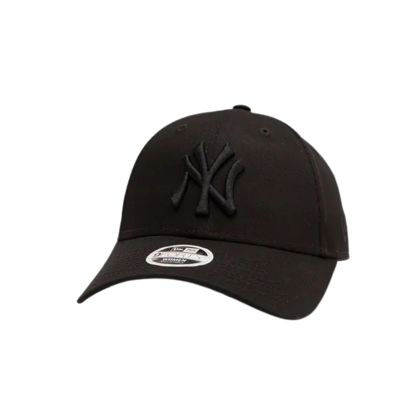 Women's New Era 940 CS New York Yankees Black On Black Clothstrap