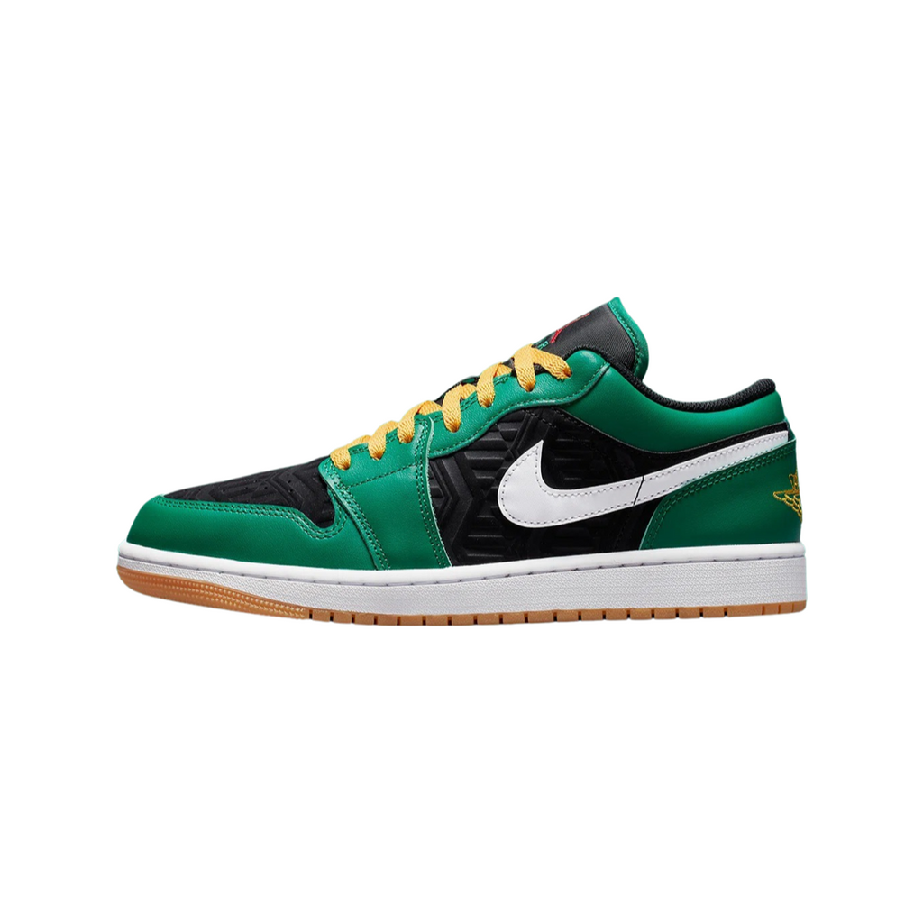 Air Jordan 1 Low SE Holiday Special Christmas Malachite Black Taxi Fire Red