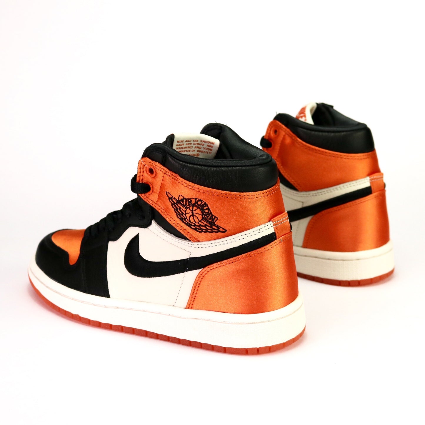 Women's Air Jordan 1 Retro SBB Satin Black Starfish Sail White