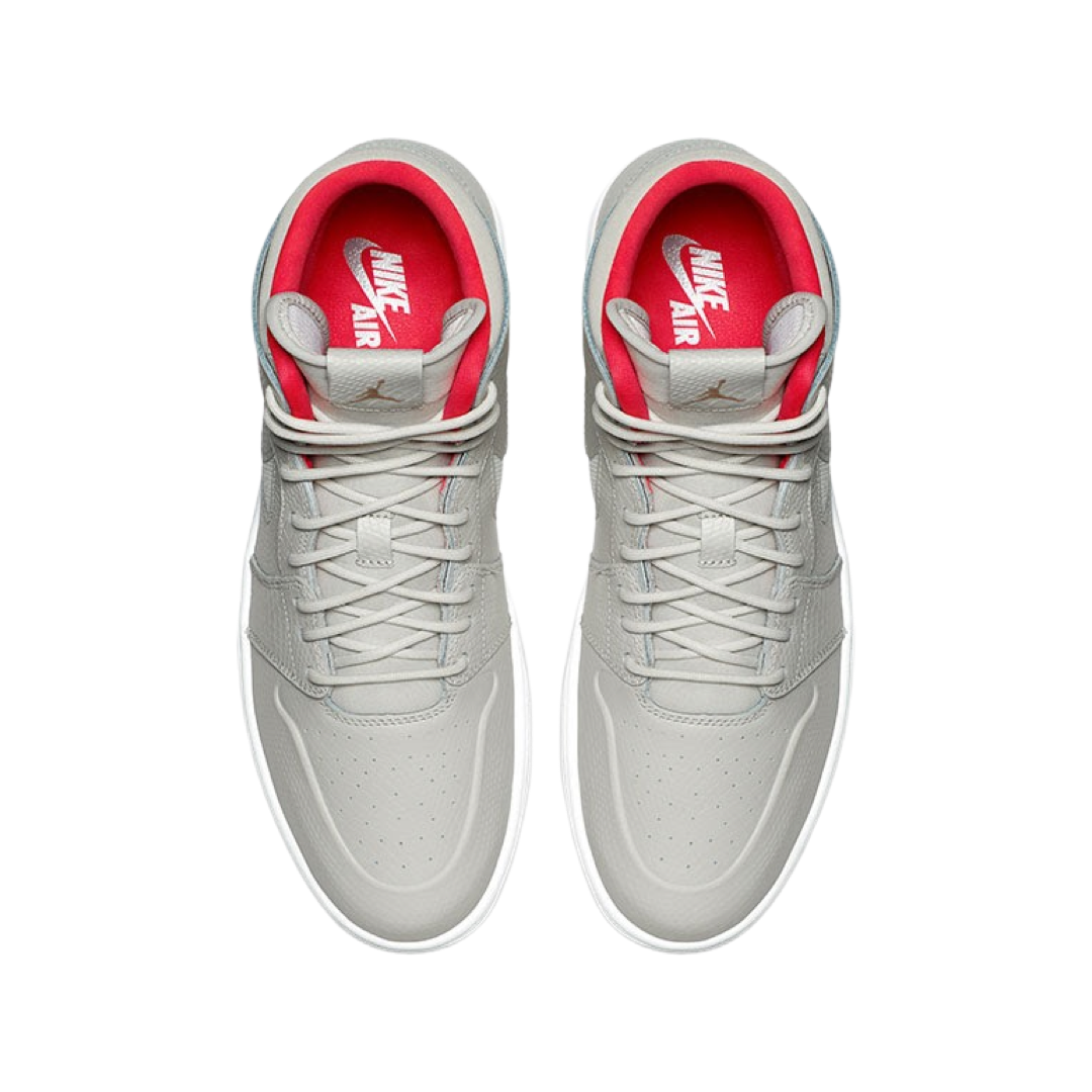 Jordan 1 retro high nouveau pure platinum bright crimson shop