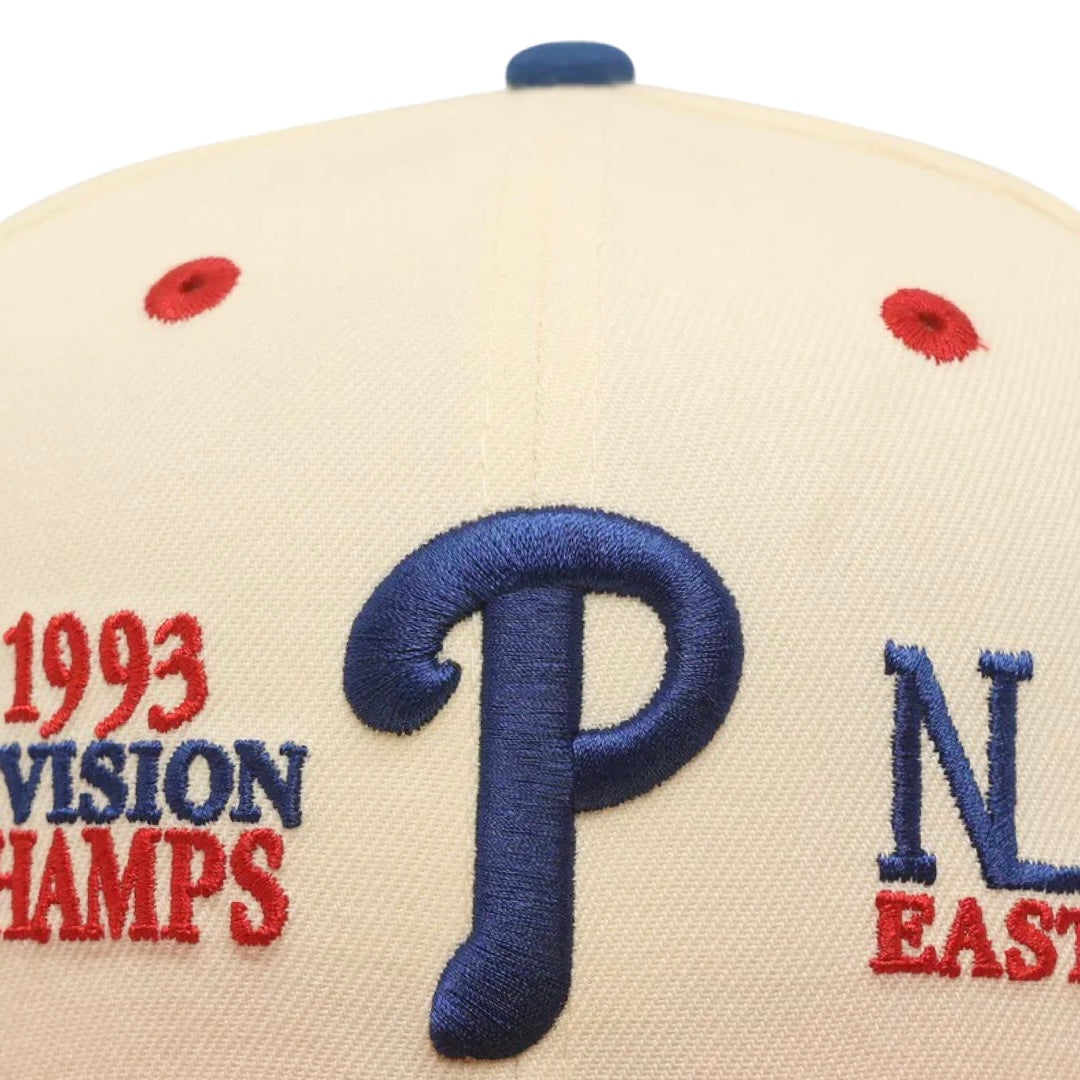 New Era 59Fifty Philadelphia Phillies Division Champion Series White Blue Red Cap