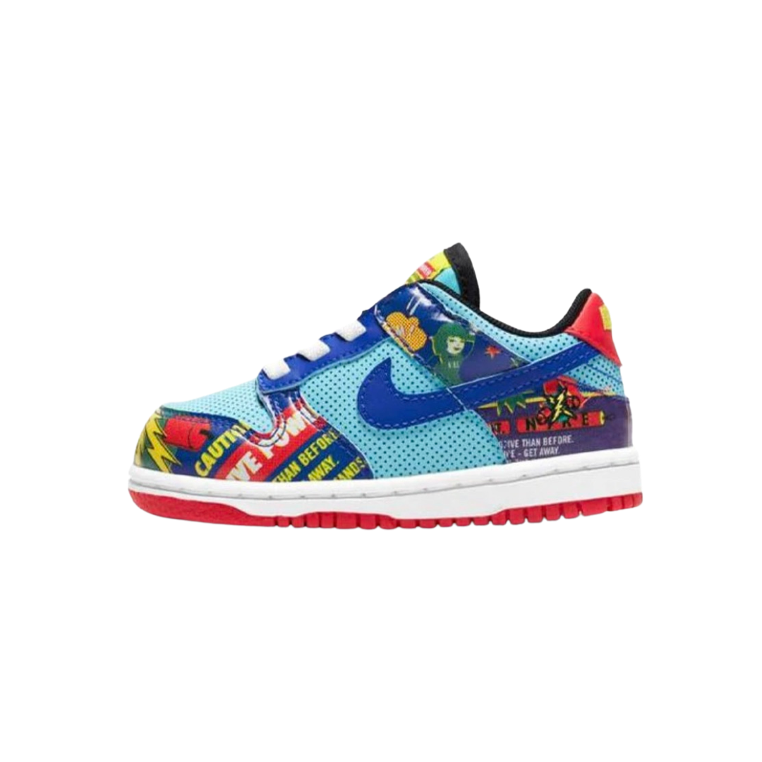 Toddler Nike Dunk Low Chinese New Year Fire Cracker Blue Multicolour