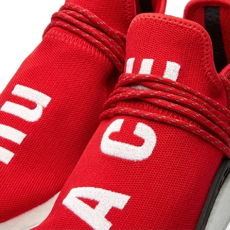 Adidas NMD HU Pharrell Human Race Scarlet SoleMate Sneakers Adidas NMD HU Pharrell Human Race Scarlet SoleMate Sneakers