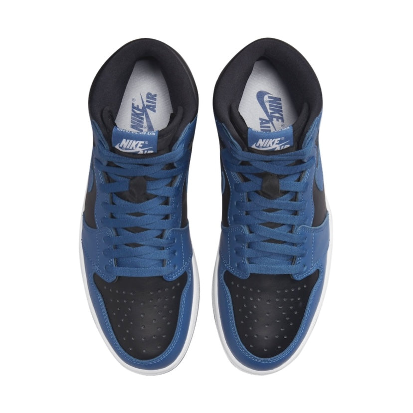 Air jordan 1 mid deep royal hot sale blue black