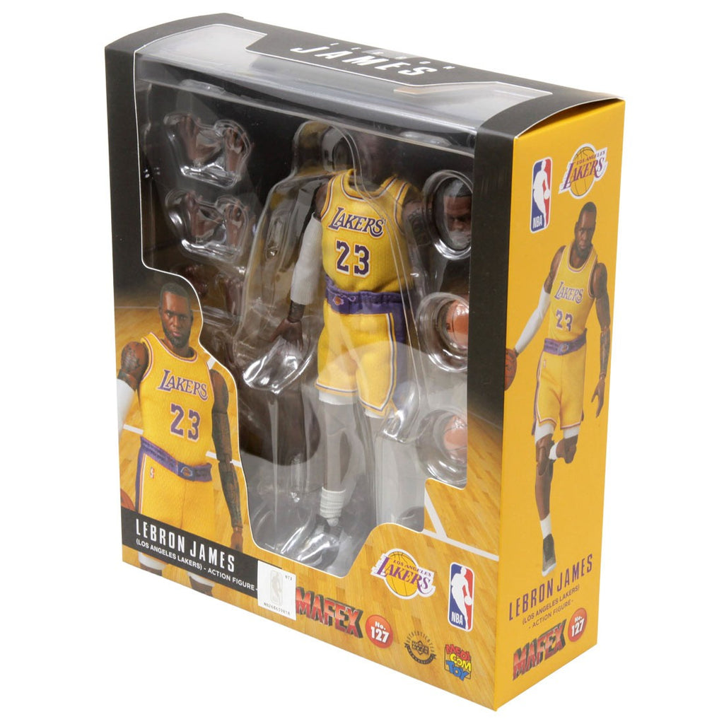 Medicom MAFEX Lebron James Lakers Home Team Boxset