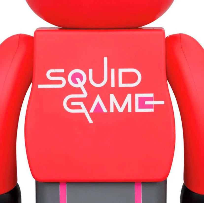 Squid Game x Bearbrick Circle Cryptic Masked Guards 100% & 400% Boxset