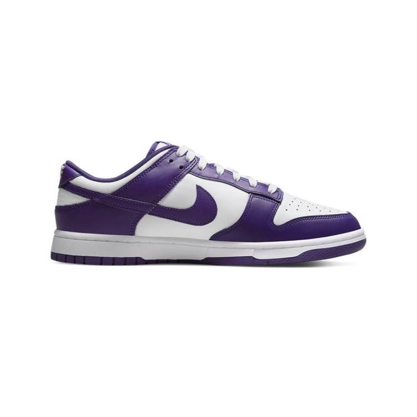 Dunk Low White Court Purple