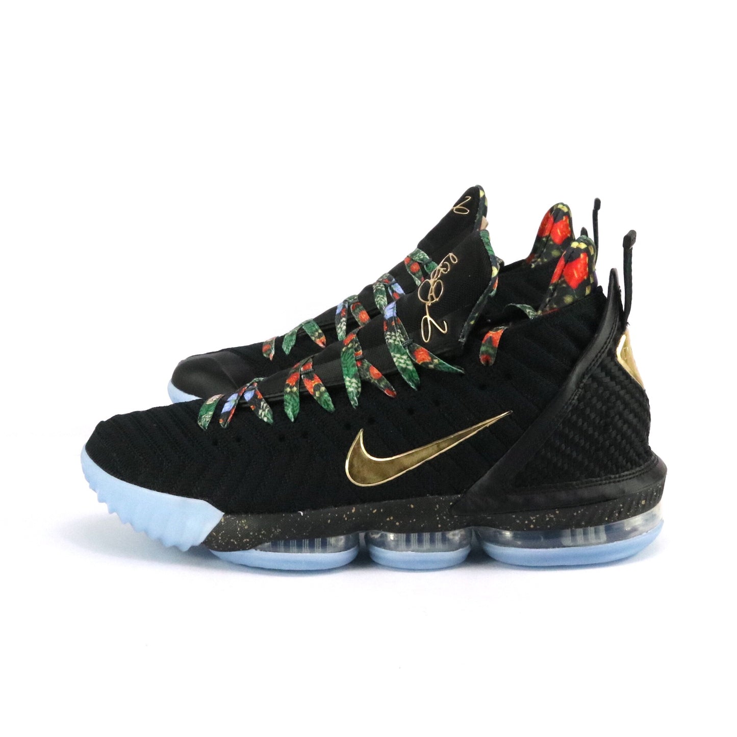 Lebron 16 KC Watch The Throne Black Metallic Gold Rose Frost