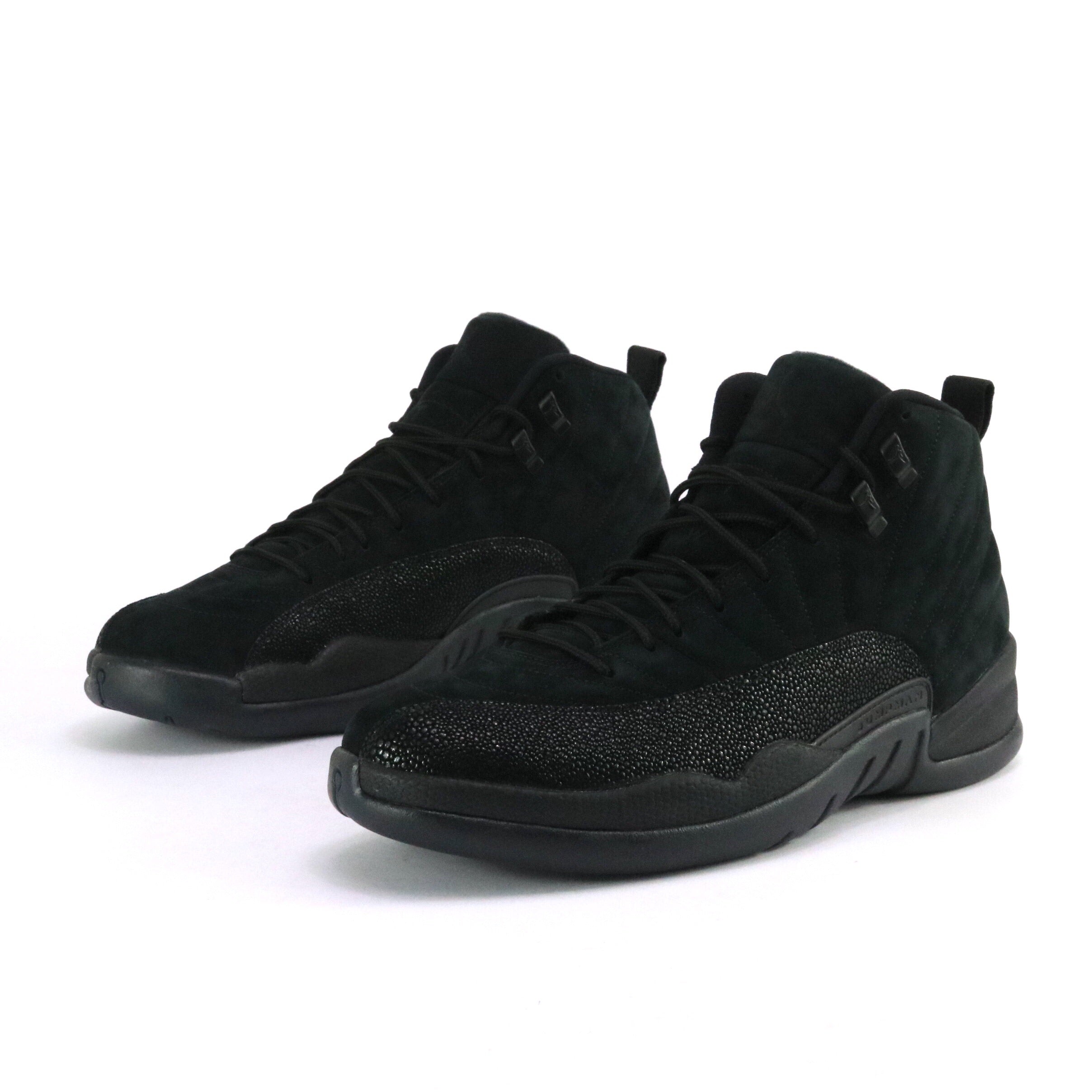 Air jordan 12 hot sale retro ovo black