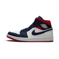 Air Jordan 1 Mid SE USA Navy White Red