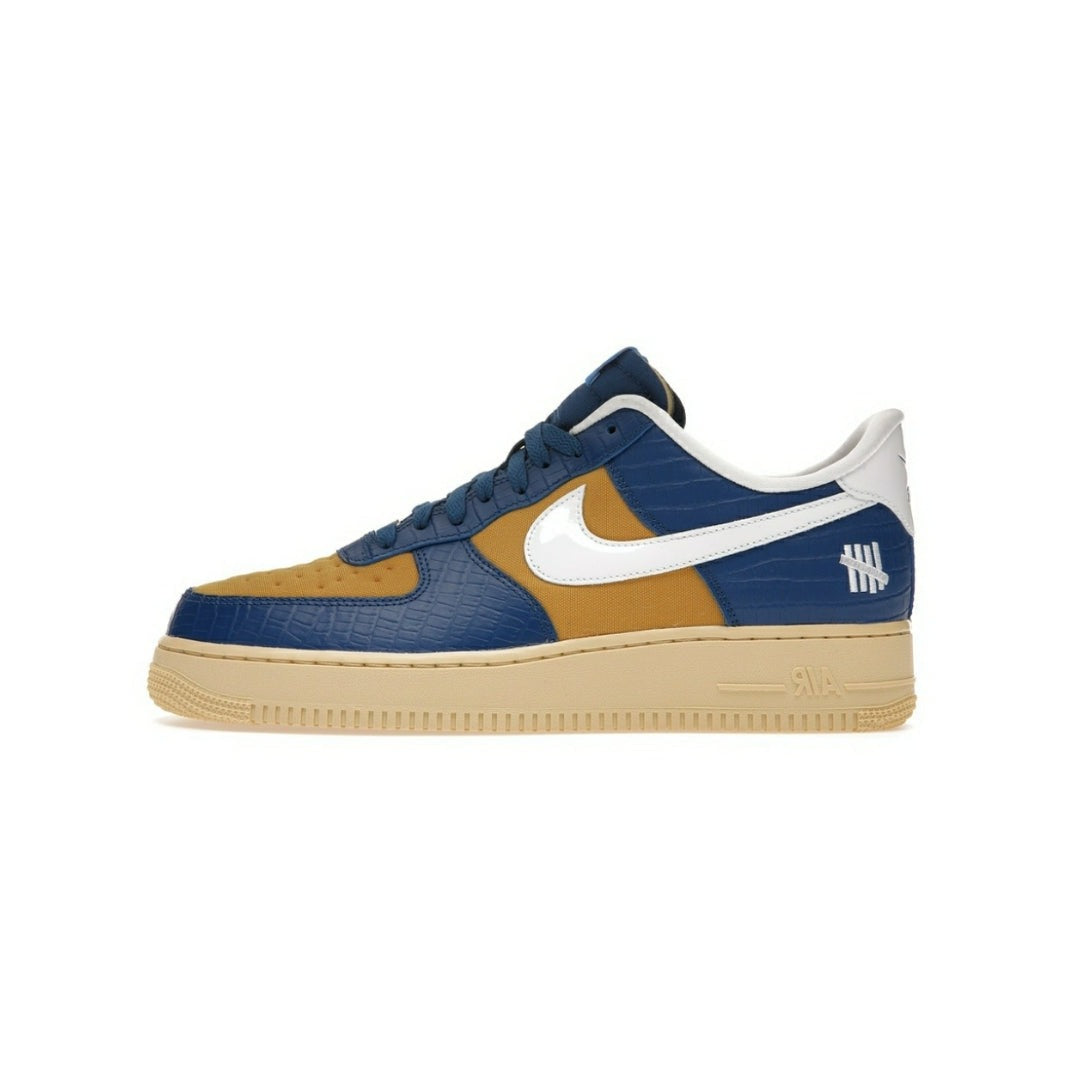 Nike x Undefeated Air Force 1 Low SP 5 On It Blue Yellow Croc