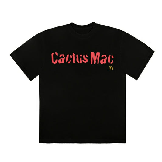 Travis Scott x McDonalds Cactus Mac Tee Shirt Black Red