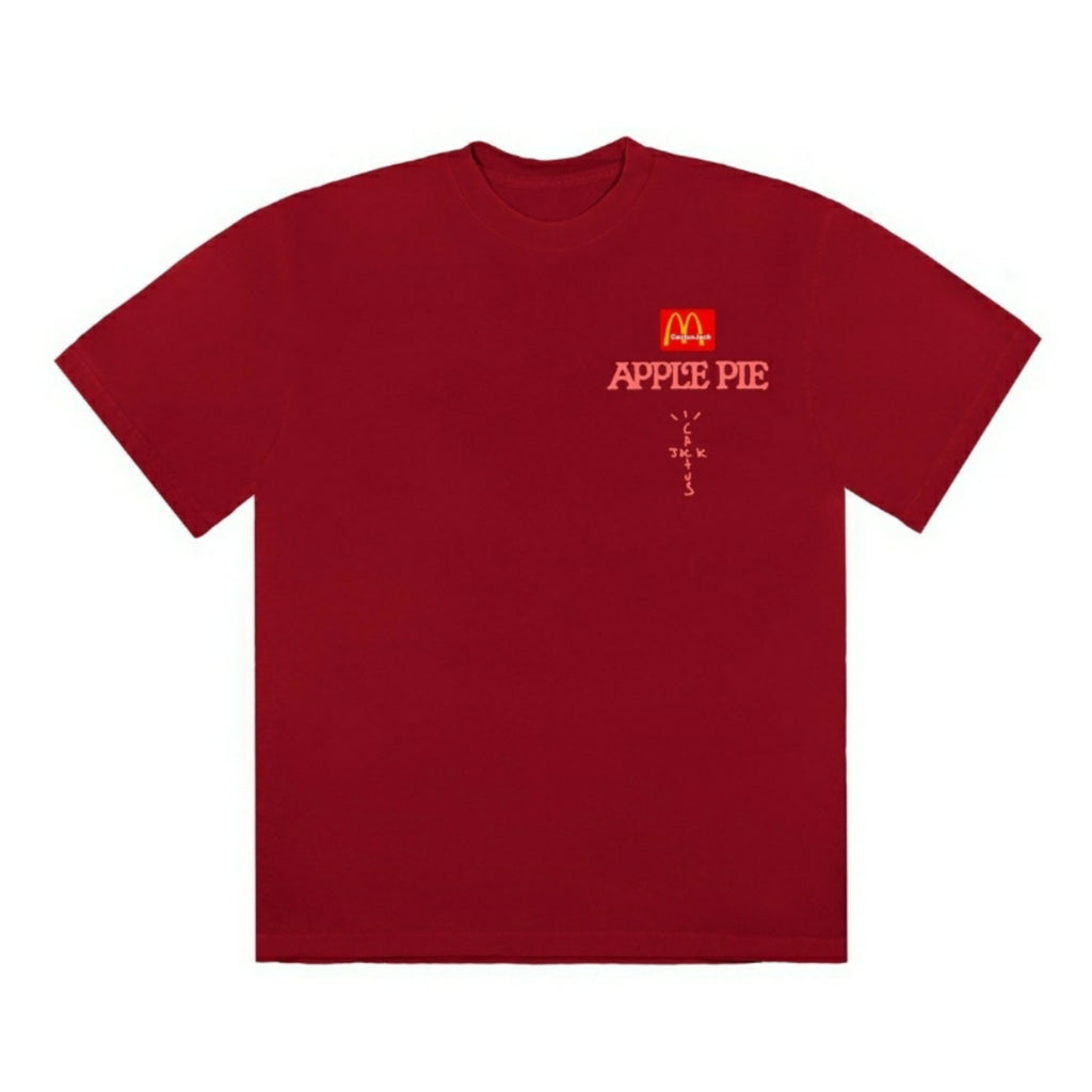Travis Scott x McDonalds Apple Pie Tee Red Multi