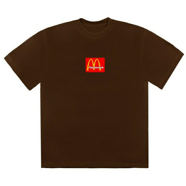 Travis Scott x McDonalds Sesame Tee Shirt Brown Multi