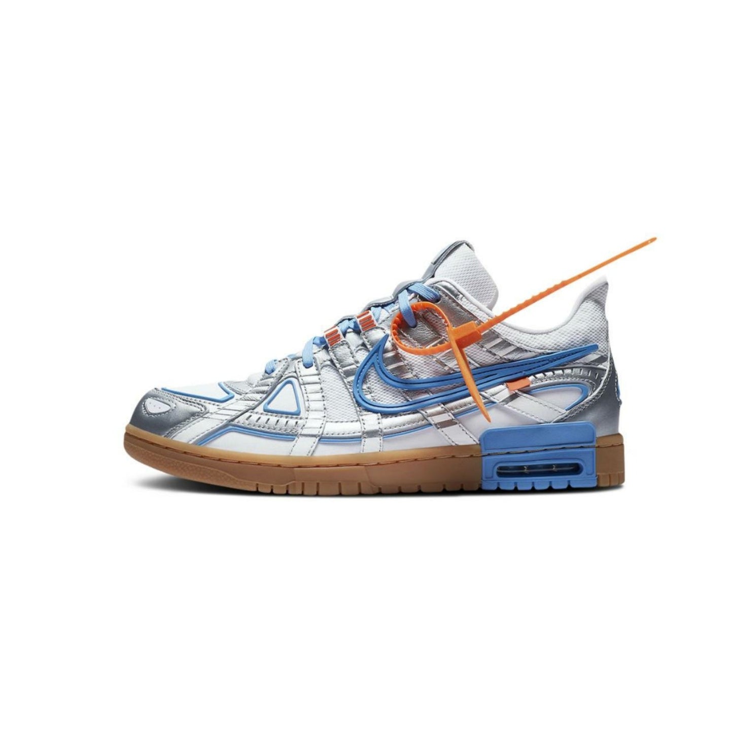 Air Rubber Dunk Off-White UNC White Blue By Nike