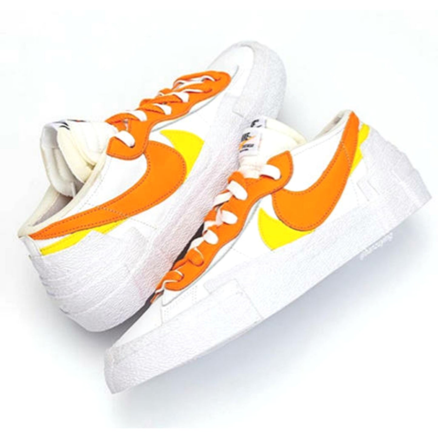 Nike x Sacai Blazer Low White Magma Orange